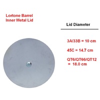 Lortone Inner Barrel Lid for barrels 1.5 lb to 12 lb