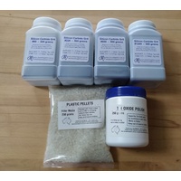 STARTER KIT 2: Rotary Tumbler Grit Kit, #80, #220, #600 + TinOx