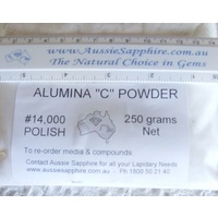 Aluminium Oxide #14,000 (1 micron) Final Polish for tumbling/cabbing stone
