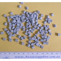 Medium Cut Ceramic Media 6x6mm Triangles - 1kg Lot