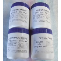 STARTER KIT C: Vibratory Tumbler Grit Kit #220, #600, #1500, CeO