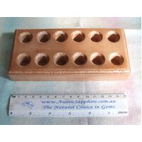 Wooden Plier Racks - 6 plier rack (12 holes)