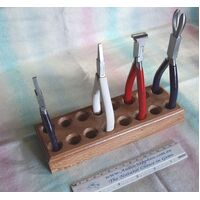 Wooden Plier Racks - 8 plier rack (16 holes)