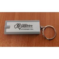 Key Chain Torch with white led and Aussie Sapphire logo