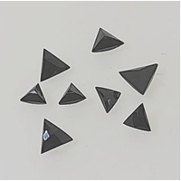 Black Spinel - Triangle Cut (you choose size)
