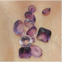 Amethyst gemstones - you choose size/shape