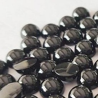 Black Spinel Cabochons - you choose size/shape