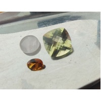Quartz Gemstones - various size/colour/shapes available