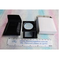 6X Folding Loupe, Large 30mm with reticle, carry pouch.