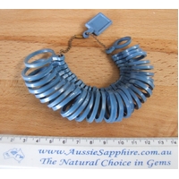 Ring Sizer, Plastic set, US sizes 1 to 15