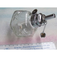 Glass Spirit Lamp for Dopping with Wax