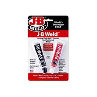 JB Weld two part steel-reinforced epoxy, adhesive