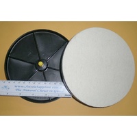 6" Spin-On Felt Polish Head to suit Lortone Cabbing Machine