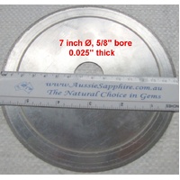 7" x 0.025" x 5/8" Economy Notched Rim Blade [Bore Size: 5/8 inch] [Size: 7 inch] [Thickness: 0.025"]