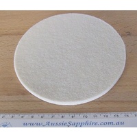 5" Felt Pad with PSA back for glass polishing