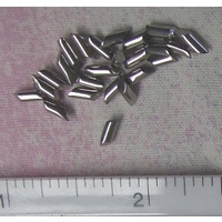 Stainless Steel - ANGLE CUT 2x6mm, metal polishing media, per kilo