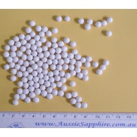 Porcelain Ceramic Media - 6mm Spheres, Extra Fine, 1kg Lot