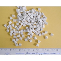 Porcelain Ceramic Media - 6x6mm Triangles, Extra Fine, 1kg Lot