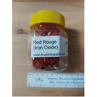 Red Rouge Powder, 100g Jar Ideal for Tumble Polishing Brass