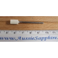 Felt Polishing Bobs to polish stone or metal - Small 6x10mm Flat End Cylinder