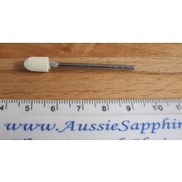 Felt Polishing Bobs to polish stone or metal - Small 6x10mm Round End Cylinder