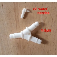 Cabking Y piece with 2 Nozzles (Cabking water kit spare part)