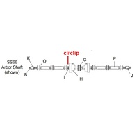 Shaft Circlip 3/4" for Lortone cabbing arbors