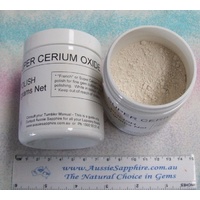 Super Cerium Oxide (2 micron), 100 gram Jar, Final Polish