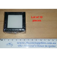 50mm Gem Display Box - lot of 10 pieces - reversible insert