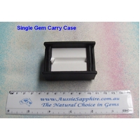 Mini Pocket Gem Display Case for Single Gemstone, Magnetic Latch