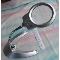 2X / 6X Desk or Bench Magnifying Lamp with white led lighting