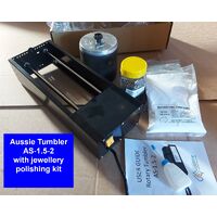 Auscut Smooth 3 Single Barrel Tumbler w Jewellery Polishing Kit (AS-1.5-1) 