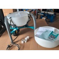 Gyroc Model C, large 40 pound vibratory tumbler with extra bowl