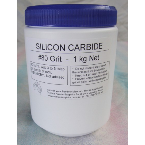 #46 Silicon Carbide Grit for Tumbling - 1000 gram Jar [Grit: #46]