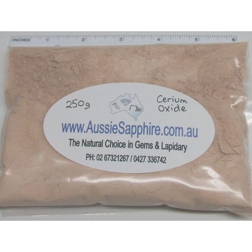250g Cerium Oxide (Standard) for polishing stone or glass [Weight: 250 grams]