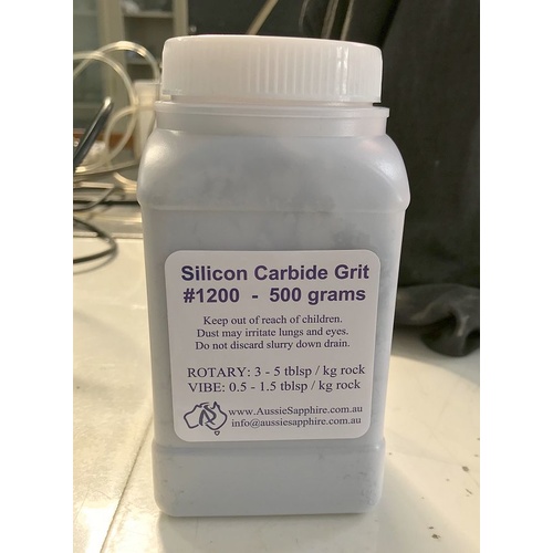 PRE-POLISH:  #1200 Silicon Carbide 500 grams