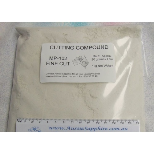 250g Fine Cutting Compound (MP102) for Metal Mass Finishing [Weight: 250 grams]