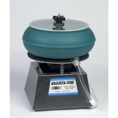 Raytech AV18 Adjusta-Vibe Tumbler with drain, 230V Motor