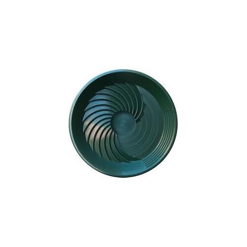 Turbopan Gold Pan, Green Plastic, 40cm (16"), Circular Riffle