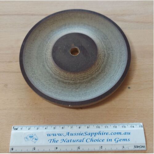 6" Phenolic Cab Lap, Grooved Polishing Disc for Cabbing
