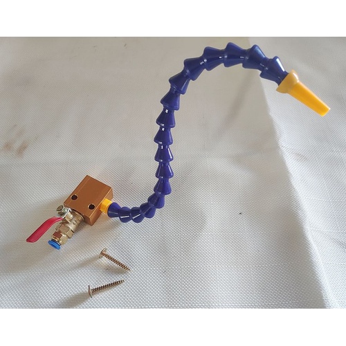 Flexible water nozzle to fit 4mm ID tubing [Type: Screw-Down Base]
