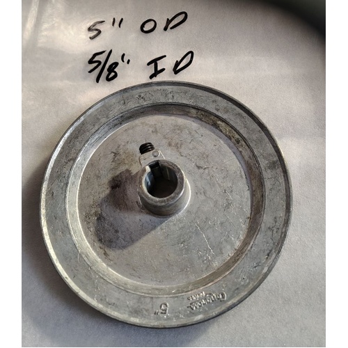 5 inch A section Single Aluminium Pulley