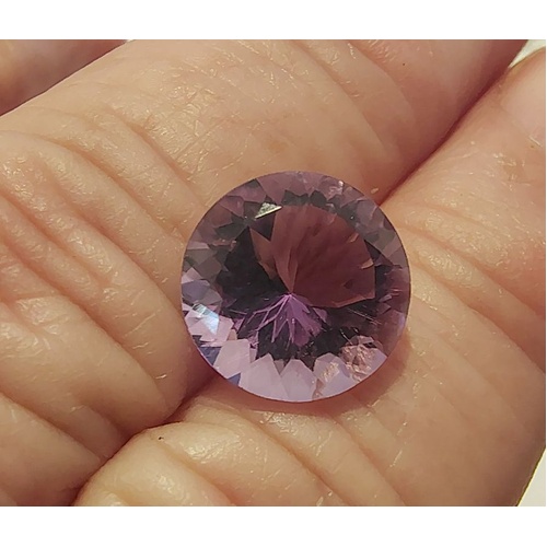 Amethyst gemstones - 12 mm Round Cut Medium Purple [Shape: Round] [Size: 12 mm]