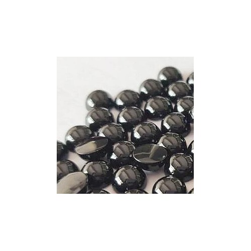 Black Spinel Cabochons - 3mm Round Cab [Shape: Round Cabochon] [Size: 3 mm]