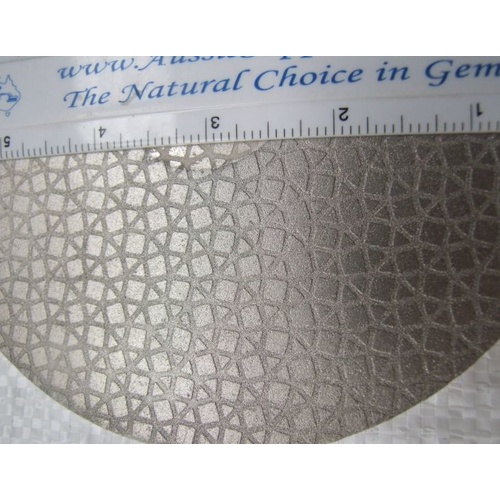 6 inch Channel Diamond Lap for pre-forming and shaping