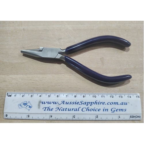 Round Nose Hollow Pliers, 130mm, for Wireworking & Beading