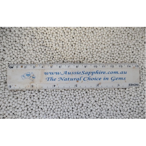 Porcelain Ceramic Media - 3mm Spheres, Extra Fine, 1kg Lot