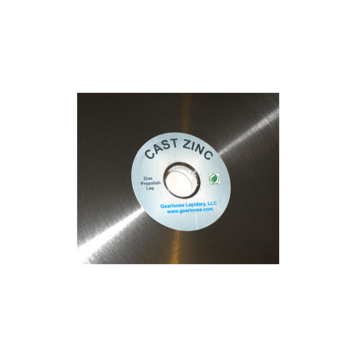6" Zinc Cutting/PrePolish Lap - Quality Cast New Zn, USA made
