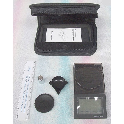 Professional Diamond Carat Scales, 0.005ct/20g accuracy + Case
