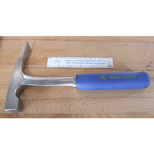 Aussie Chisel End Rock Pick, Geopick with free leather holder